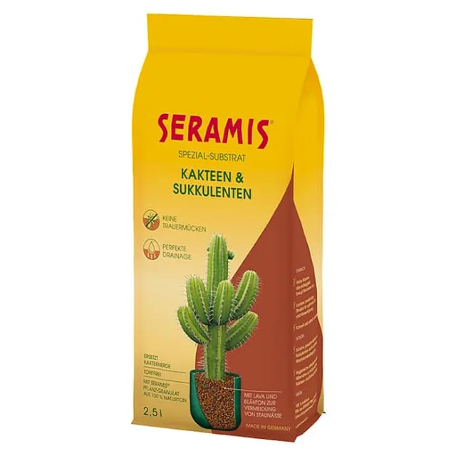 Seramis Spezial-Substrat für Kakteen und Sukkulenten 2,5 l