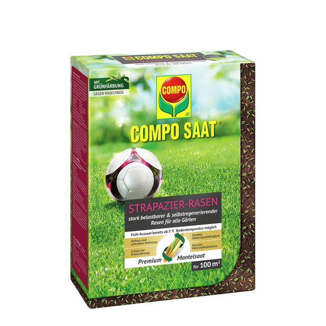Strapazier-Rasen 'Compo Saat' 2 kg für 100 m²