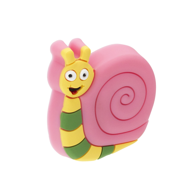 Siro Möbelknopf Schnecke rosa Ø 44 mm