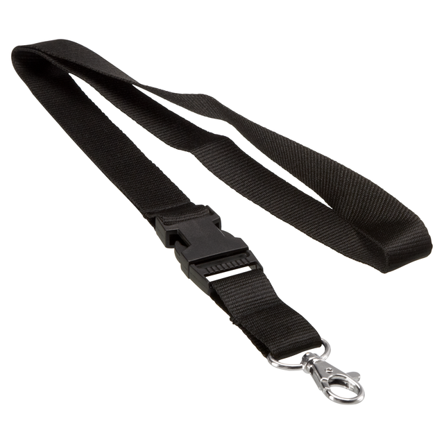 Schlüsselband schwarz 60 cm