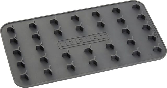 Leifheit Mobile Bügeleisenablage schwarz Silikon 25,5 x 14 cm