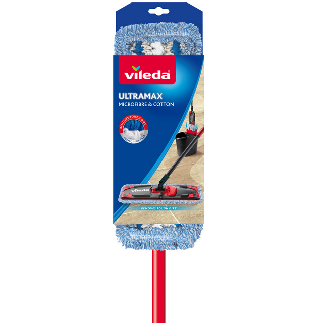 Vileda Bodenwischer 'Ultramax' Microfibre & Cotton 80-140 cm