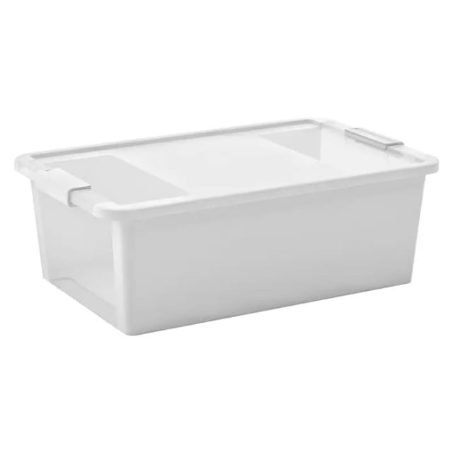 KIS Aufbewahrungsbox 'BI Box M' weiß/transparent 55 x 35 x 19 cm