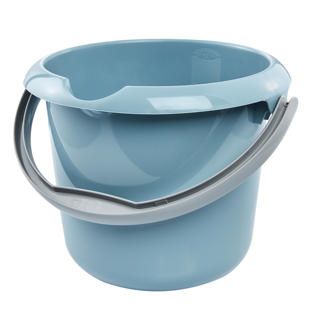 Keeeper Eimer mit Ausguss 'Mika' nordic blue Ø 24 x 20 cm 5 l