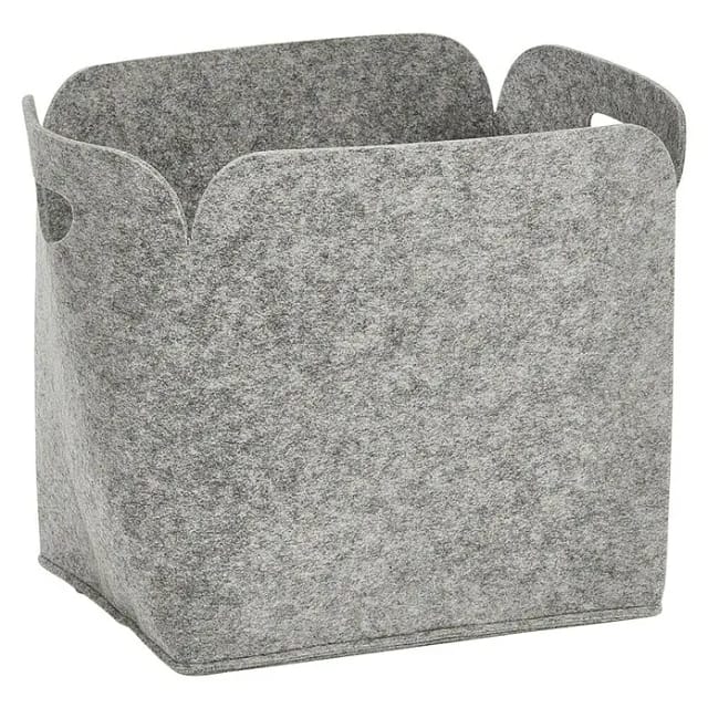 Zeller Aufbewahrungskorb grau 36 x 36 x 28 cm