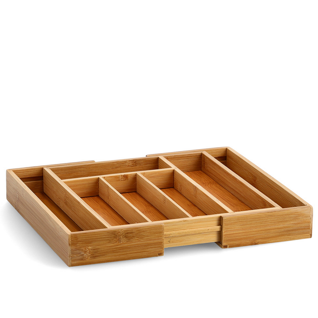 Zeller Besteckkasten naturfarben 33,5 x 5 x 29 cm