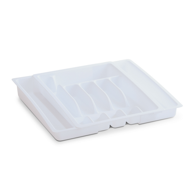 Zeller Besteckkasten weiß 47,5 x 6,5 x 38 cm