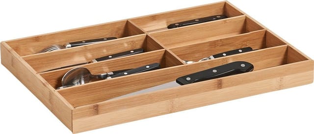 Zeller Besteckkasten naturfarben 44 x 4,3 x 30,5 cm
