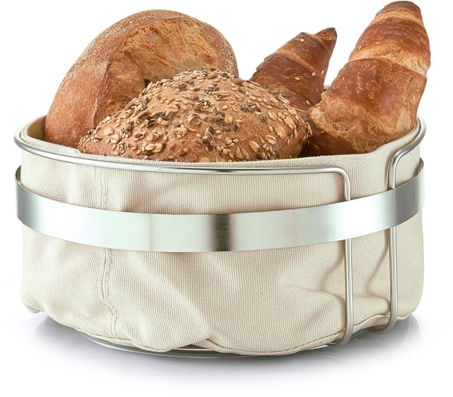 Zeller Brotkorb cremefarben Ø 22 x 10,8 cm