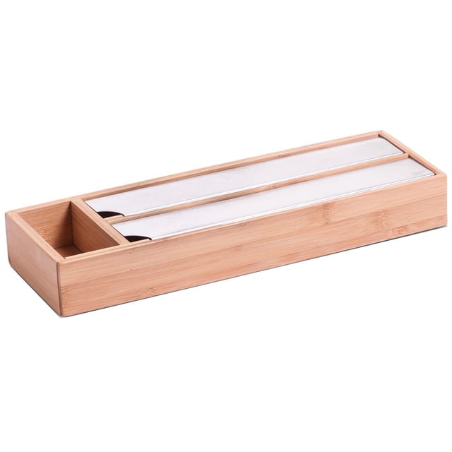 Zeller Folien-Aufbewahrungsbox mit Abreißfunktion naturfarben 13 x 5,4 x 39,5 cm