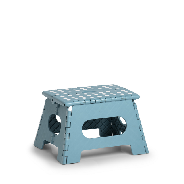 Zeller Klapphocker eisblau 35 x 22 x 28 cm