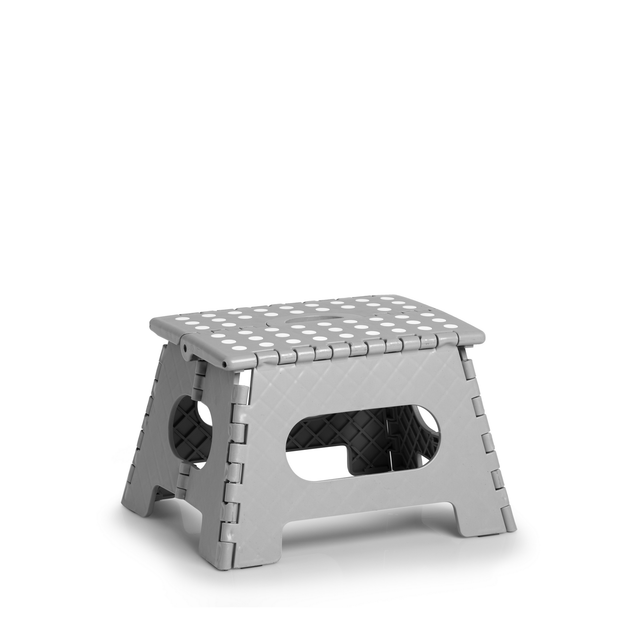 Zeller Klapphocker grau 35 x 22 x 18 cm