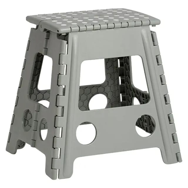 Zeller Klapphocker grau 37 x 32 x 30 cm