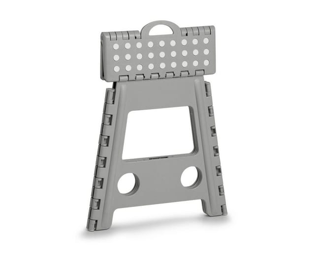 Zeller Klapphocker grau 38,5 x 39 x 31 cm
