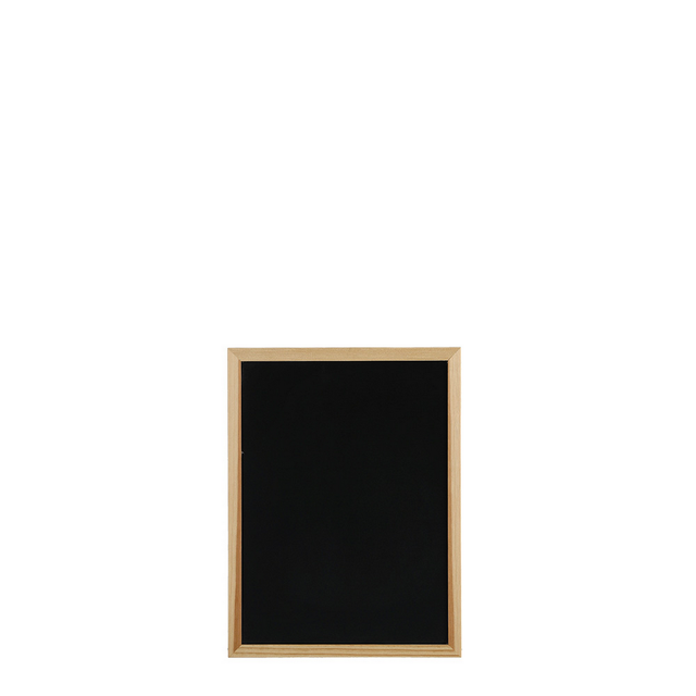 Zeller Magnettafel schwarz/naturfarben 40 x 30 x 1,3 cm