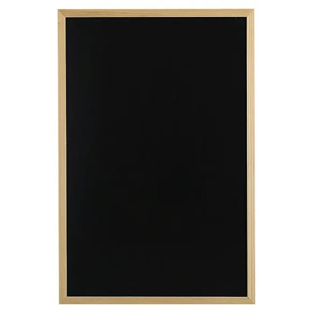 Zeller Magnettafel schwarz/naturfarben 60 x 40 x 1,3 cm