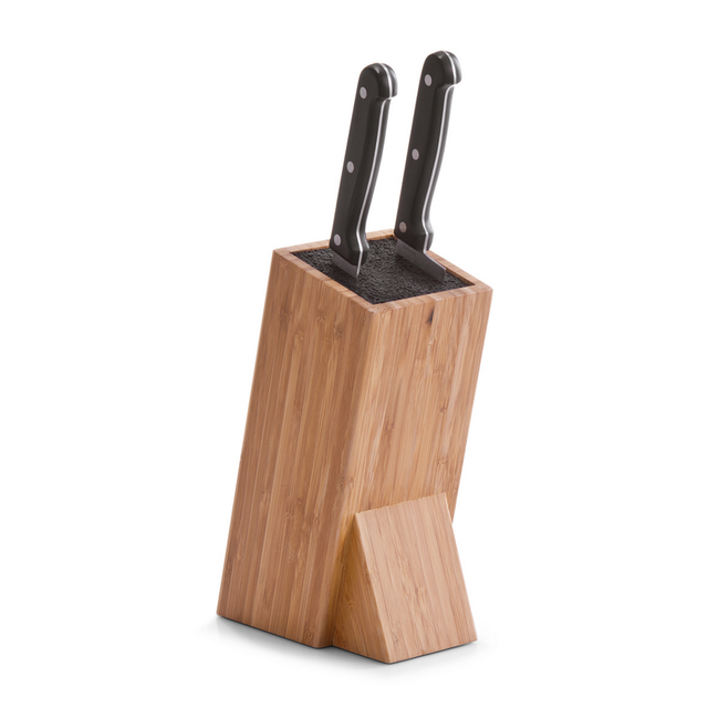 Zeller Messerblock naturfarben 15,5 x 25,5 x 10,5 cm