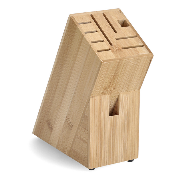 Zeller Messerblock naturfarben 22 x 22 x 9 cm