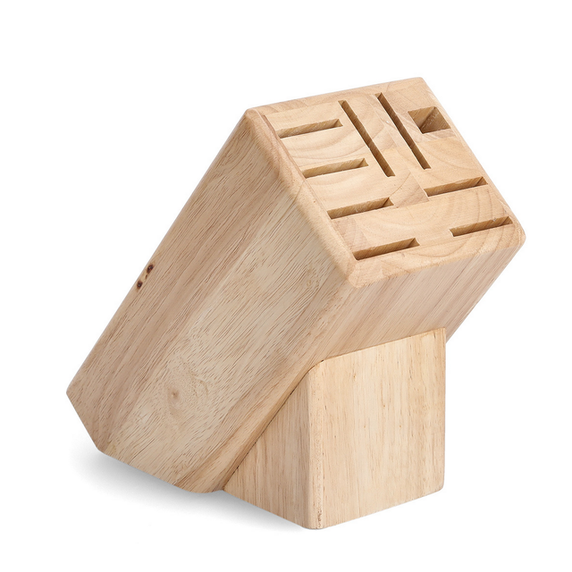 Zeller Messerblock naturfarben 25 x 22 x 12,3 cm