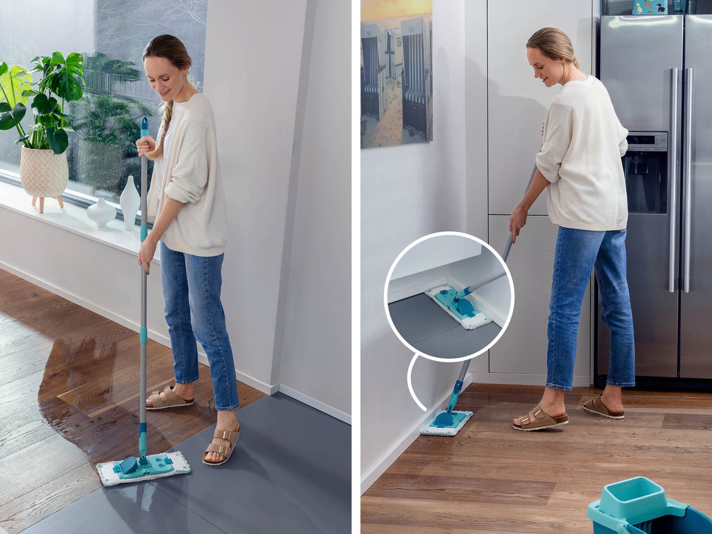 Leifheit Bodenwischer-Set 'PowerClean' 4-teilig Bild 5