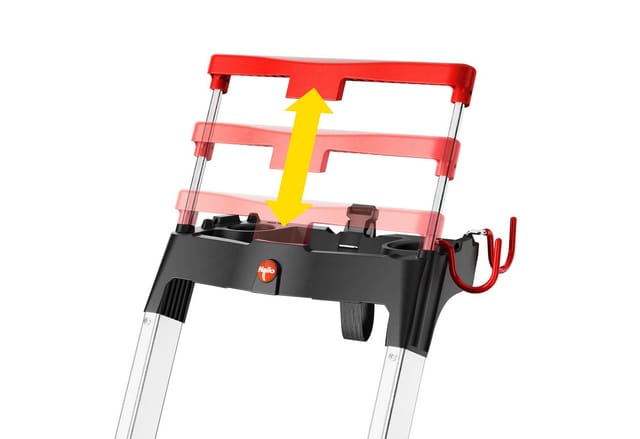Hailo Stehleiter 'L100 TopLine' Aluminium 8 Stufen