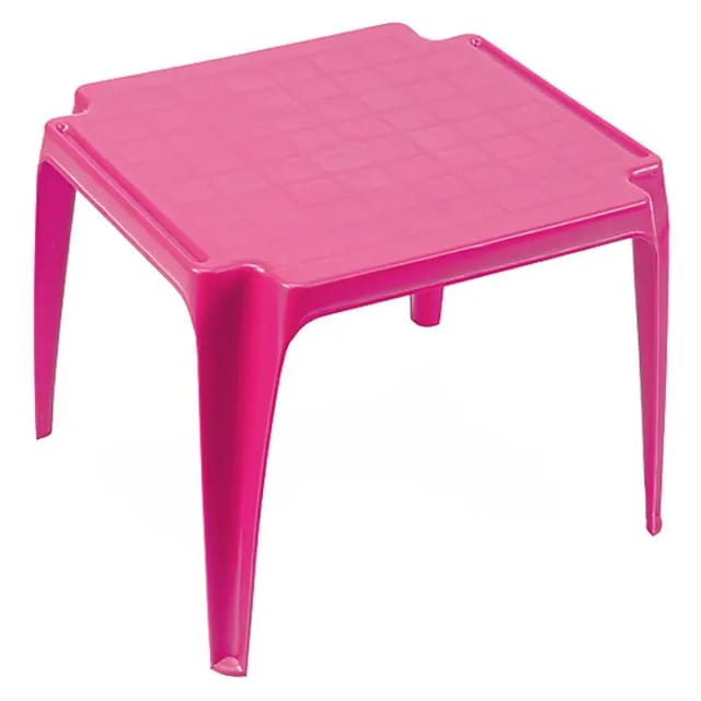 PROGARDEN Gartentisch für Kinder 'Tavolo' Polypropylen pink 52 x 44 x 56 cm