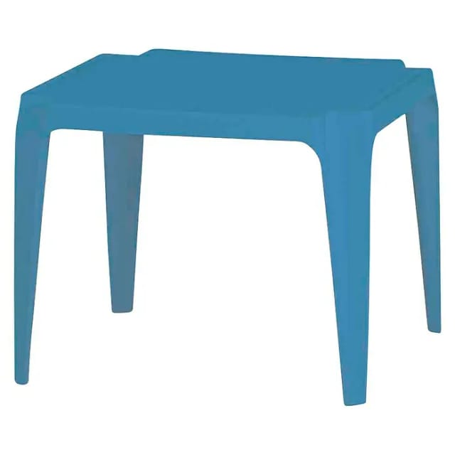 PROGARDEN Gartentisch für Kinder 'Tavolo' Polypropylen blau 52 x 44 x 56 cm