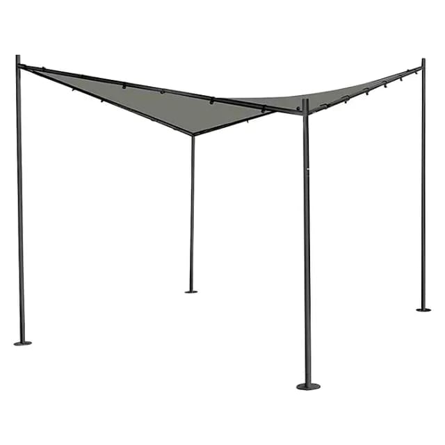 Siena Garden Pavillon 'Berlino' grau 300 x 300 x 270 cm