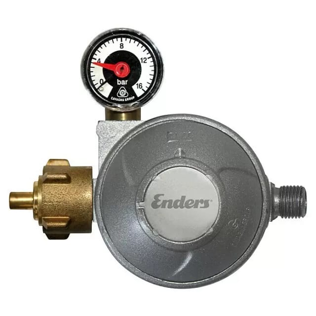 Enders Gasdruckregler mit Manometer und Schlauchbruchsicherung 50 mbar