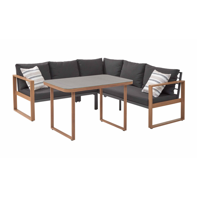 Loungemöbelset 'Judith' Aluminium grau 2-teilig