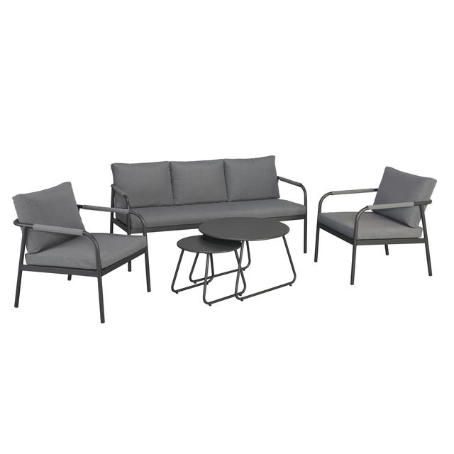 Gartenmöbelset 'Kleo' für 5 Personen Stahl