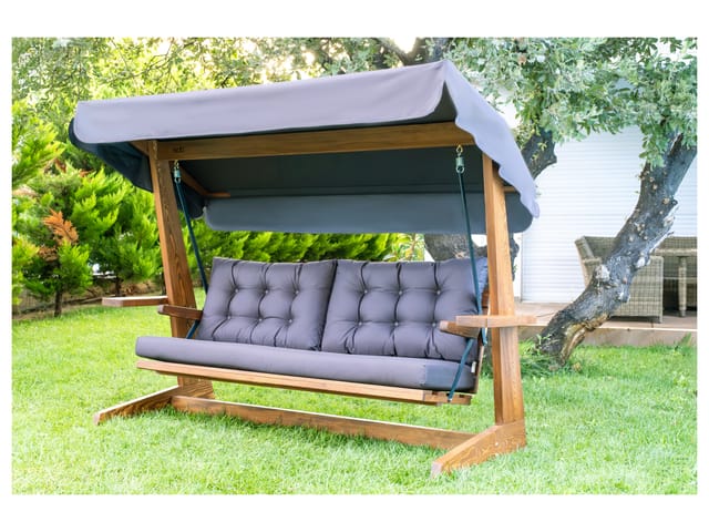 Westmann Hollywoodschaukel 'Viva' 3-Sitzer anthrazit 237 x 175 x 115 cm