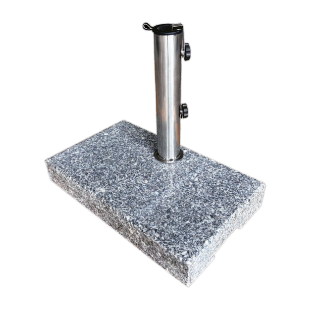 toom Schirmständer für Schirmmast mit Ø 25 - 48 mm Granit 28 x 47 cm