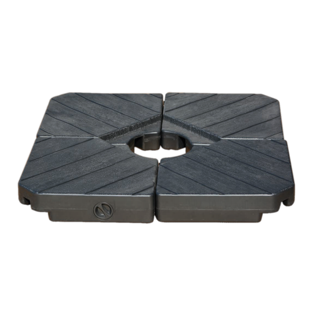 toom Schirmständerplatten Kunststoff schwarz