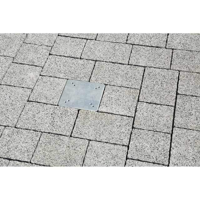 Schneider Bodenplatte Stahl 16 x 16 x 40 cm