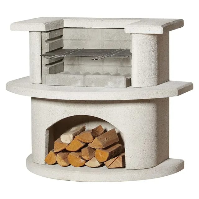 Buschbeck Grillbar 'Venedig' weiß 110 x 93 x 65 cm