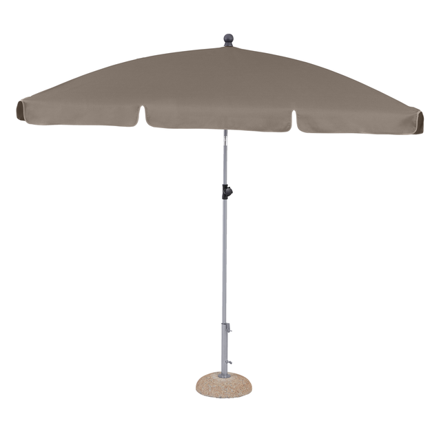 toom Rechteckschirm 'Malta' drehbar/knickbar 200 x 150 cm