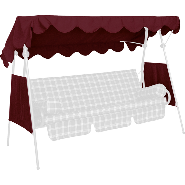 Angerer Freizeitmöbel Ersatzdach für Hollywoodschaukel 'Swingtex' bordeaux 200 x 120 cm
