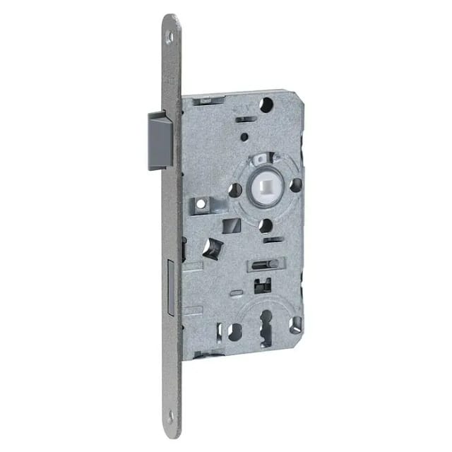 ABUS Einsteckschloss 'ES BB' links silber 55/72 mm Buntbart