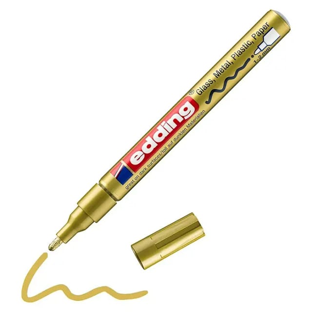 Edding Glanzlack-Marker '751' golden 1 - 2 mm