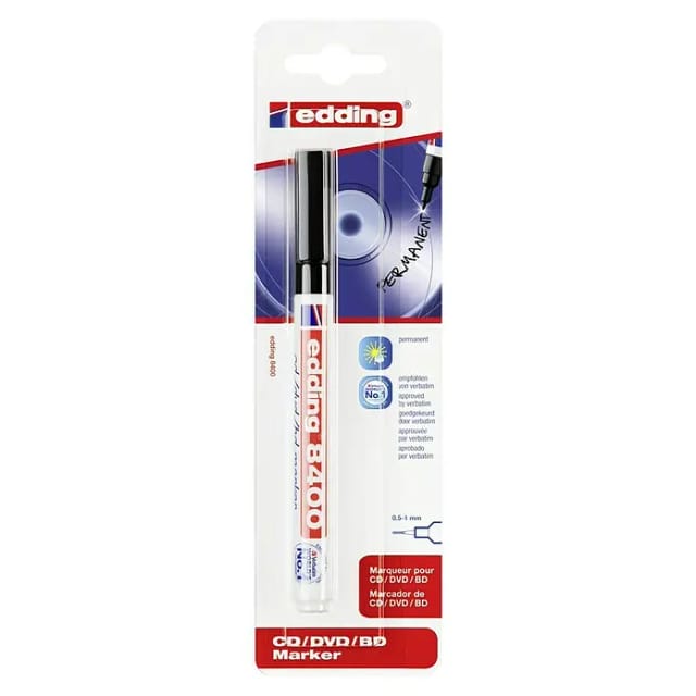 Edding CD-Marker '8400' schwarz 0,5 - 1 mm