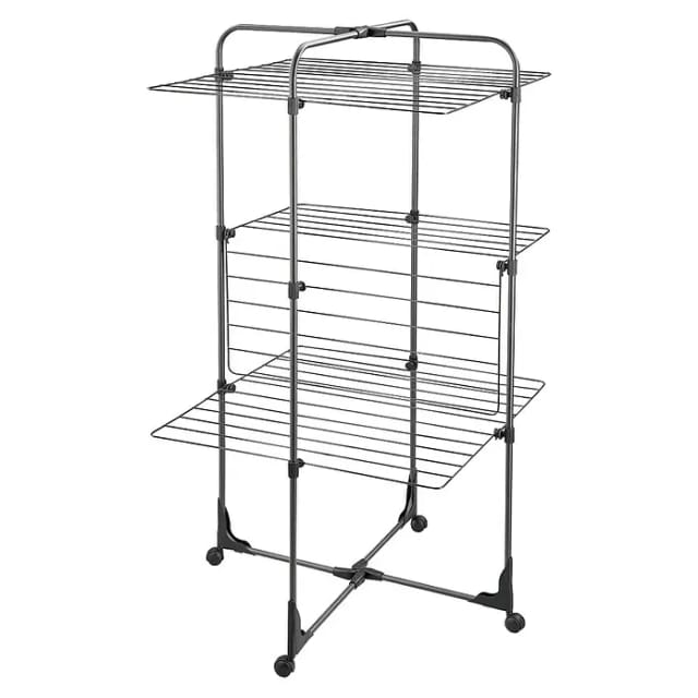 Leifheit Wäscheständer 'Classic Tower 270 Black' grau 68 x 68 x 126 cm