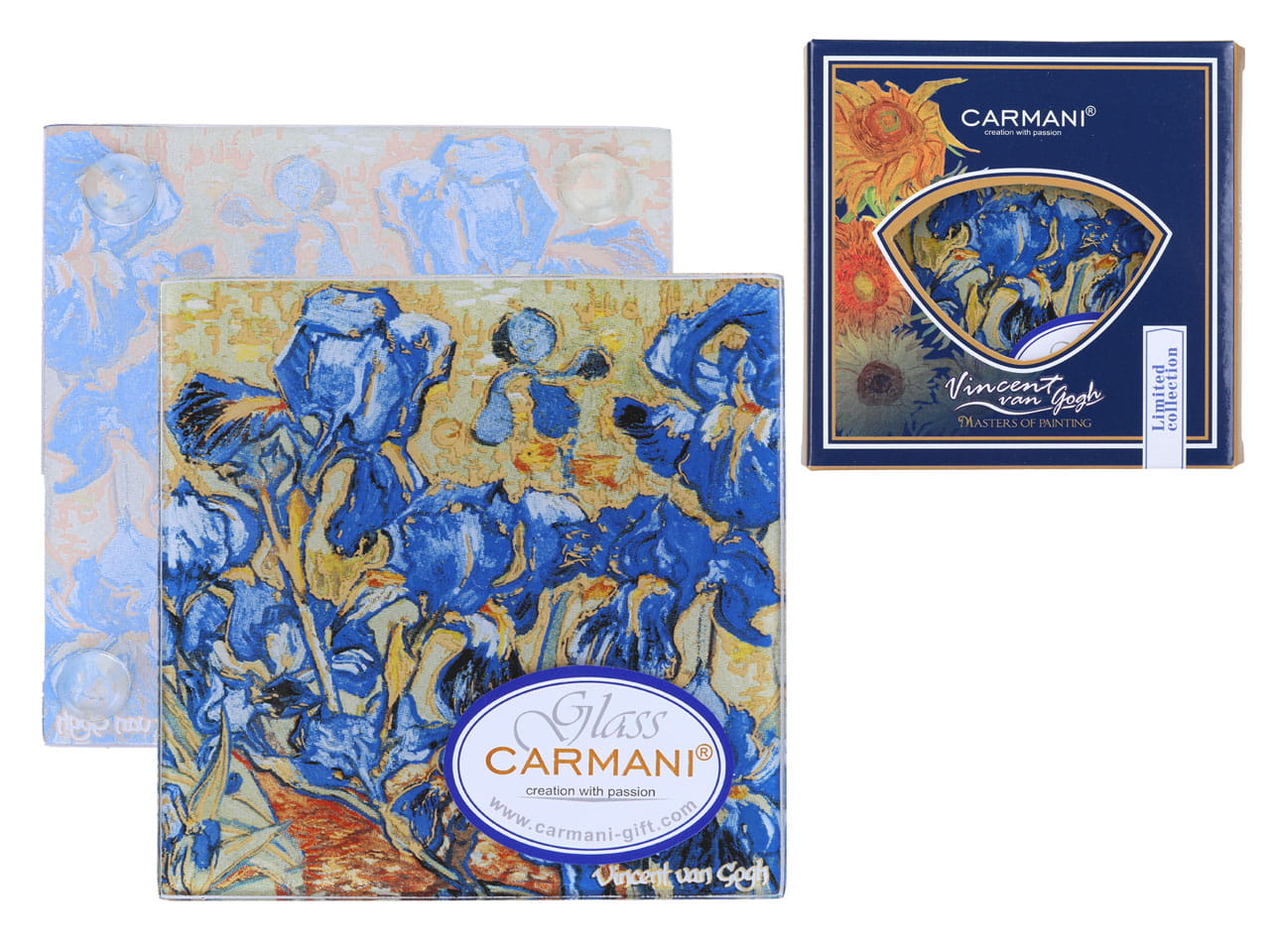Carmani, Glasuntersetzer – Vincent Van Gogh – Schwertlilien