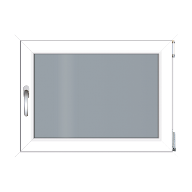 Roro Kunststofffenster 800 x 600 mm weiß DIN rechts