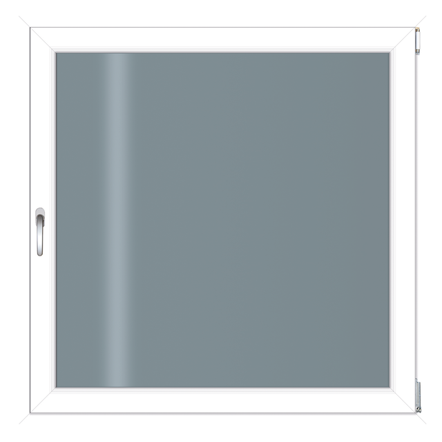 Roro Kunststofffenster 1000 x 1000 mm weiß DIN rechts