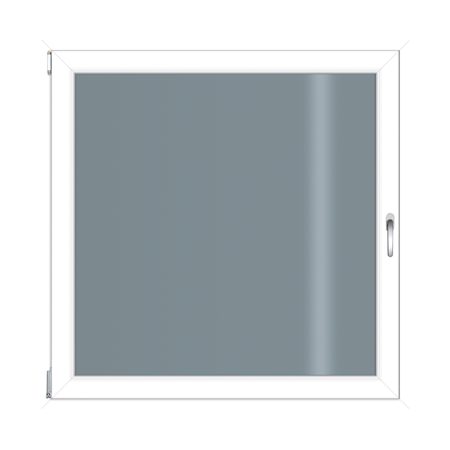 Roro Kunststofffenster 900 x 900 mm weiß DIN links