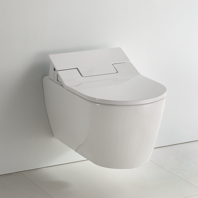 Duravit Dusch-WC spülrandlos 'Senso Wash Slim' inklusive WC-Sitz weiß