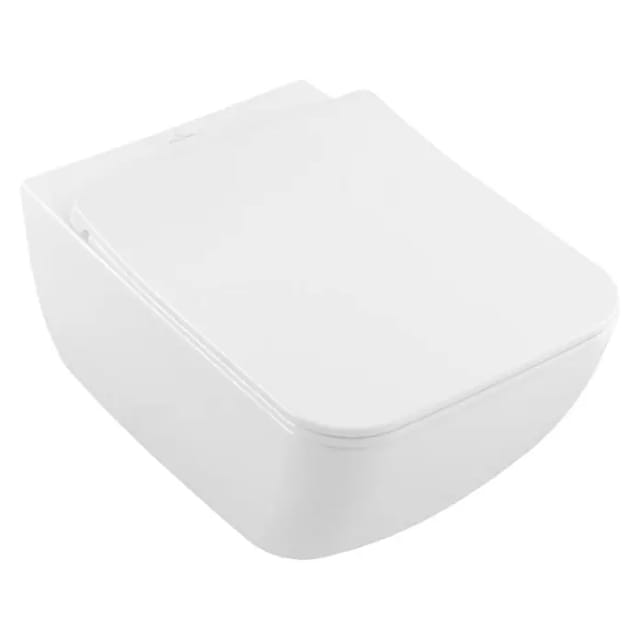 Villeroy & Boch Wand-WC spülrandlos 'Venticello' inklusive WC-Sitz weiß