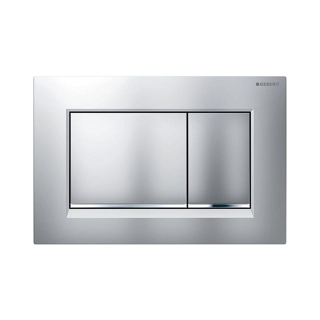 Geberit Betätigungsplatte 'Sigma30' verchromt für 2-Mengen-Spülung