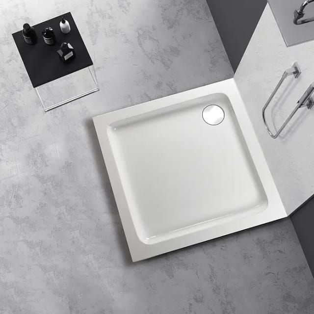 Duschwanne 'Basic' weiß 80 x 6 x 80 cm